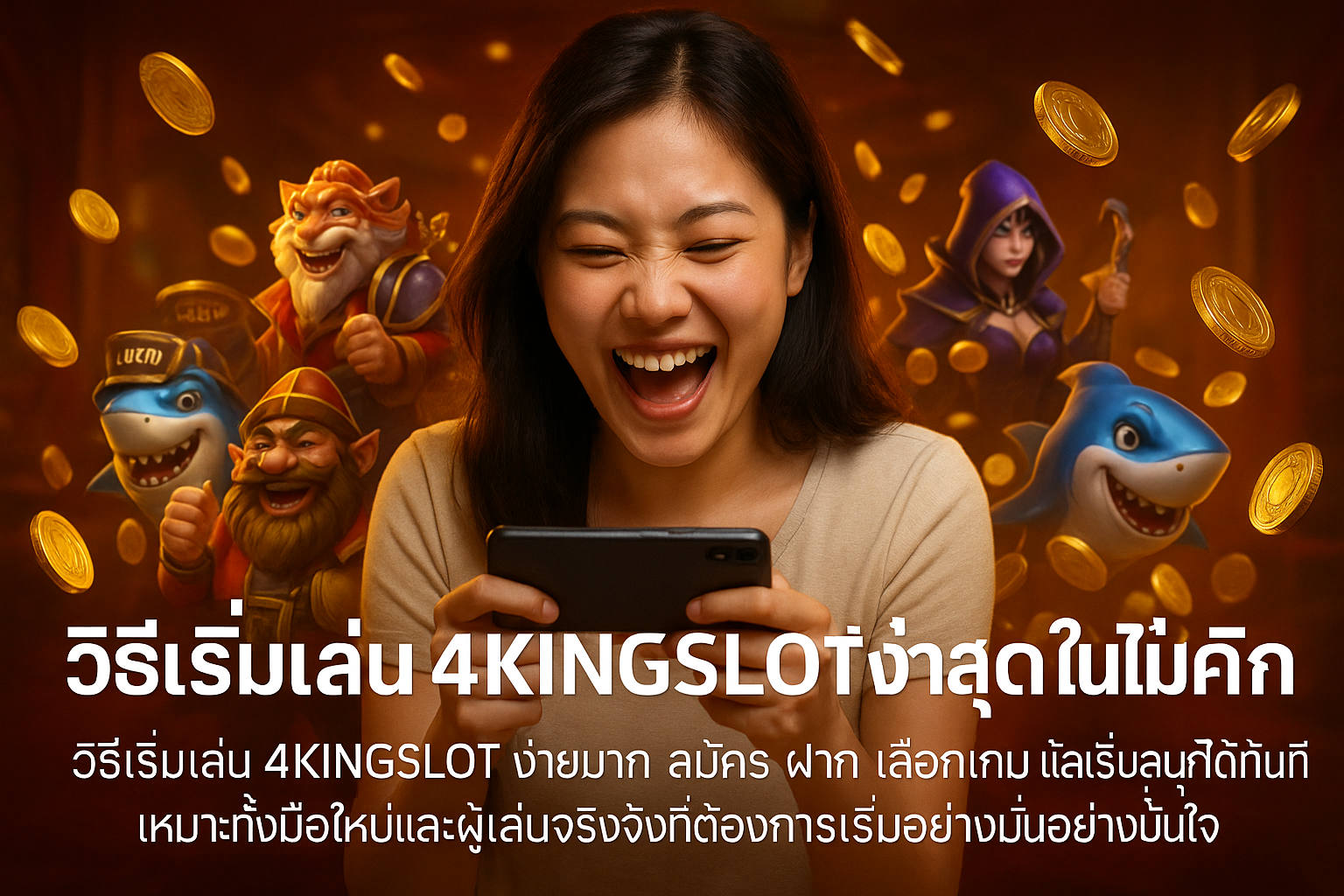 วิธีเริ่มเล่น 4KINGSLOT ง่ายสุดในไม่กี่คลิก