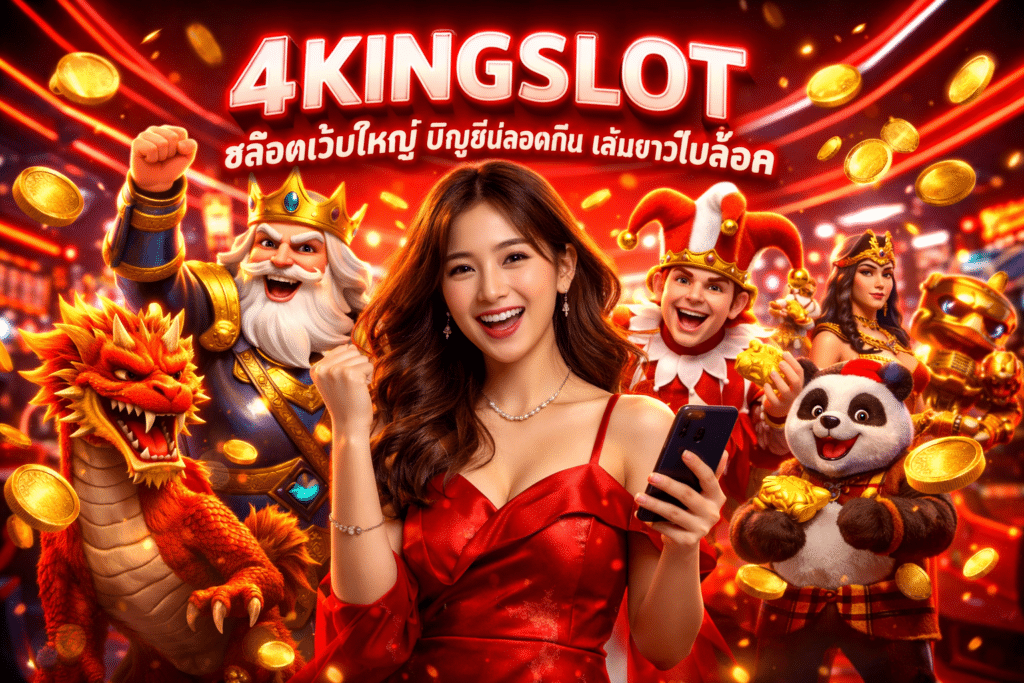 4KINGSLOT สล็อตเว็บใหญ่ บัญชีปลอดภัย เล่นยาวไม่ล็อค